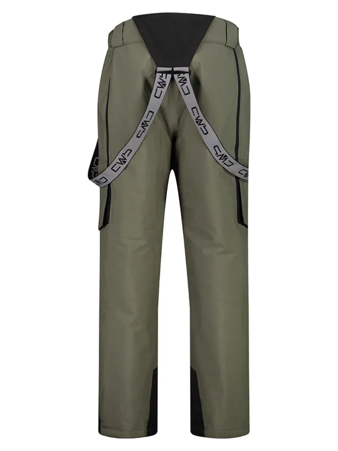 Ski-/snowboardbroek kaki