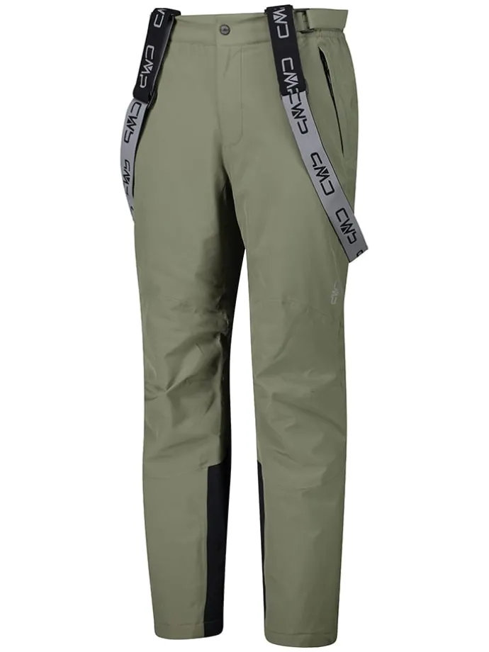 Ski-/snowboardbroek kaki