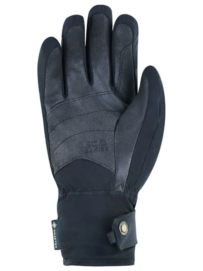 Ski-/snowboardhandschoenen "Comano GTX" zwart/turquoise