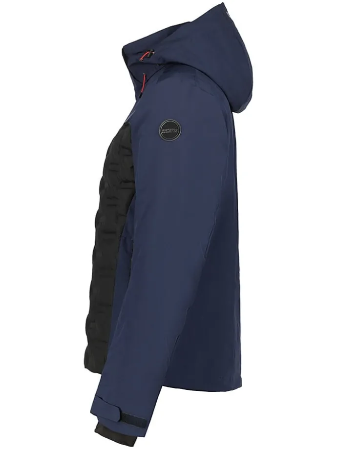 Ski-/Snowboardjas "Emmet" zwart/donkerblauw