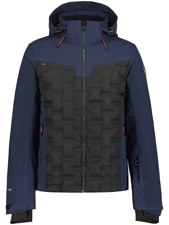 Ski-/Snowboardjas "Emmet" zwart/donkerblauw