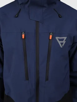 Ski-/Snowboardjas "Kendron" donkerblauw/zwart