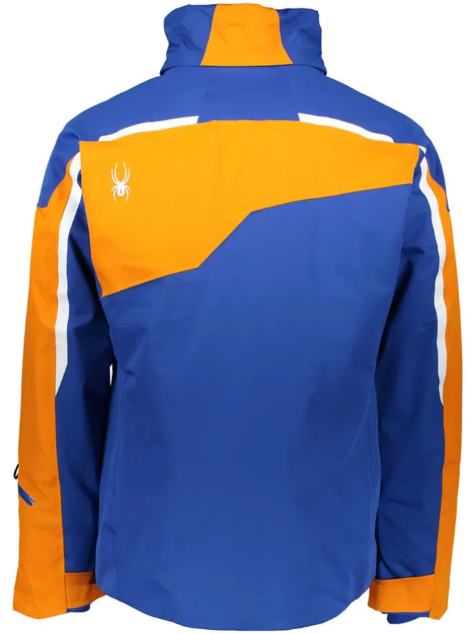 Ski-/Snowboardjas "Leader" oranje/blauw