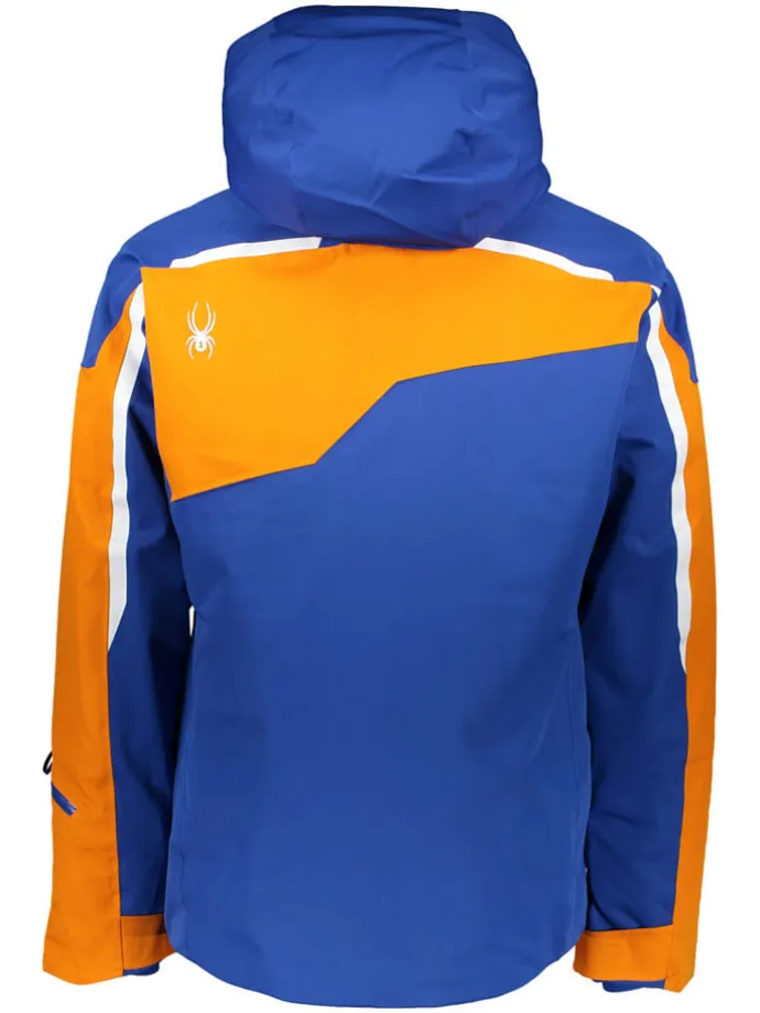 Ski-/Snowboardjas "Leader" oranje/blauw
