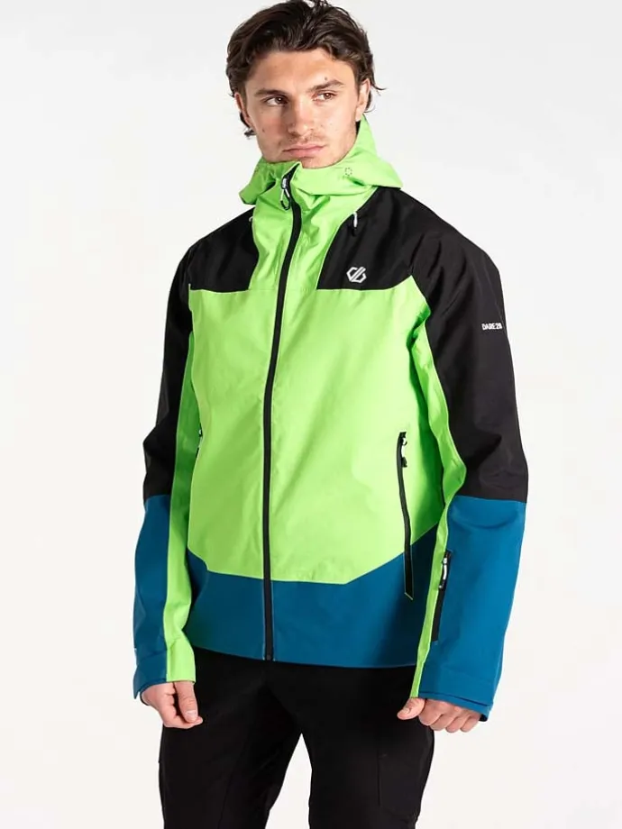Ski-/snowboardjas "Roving II" groen/blauw