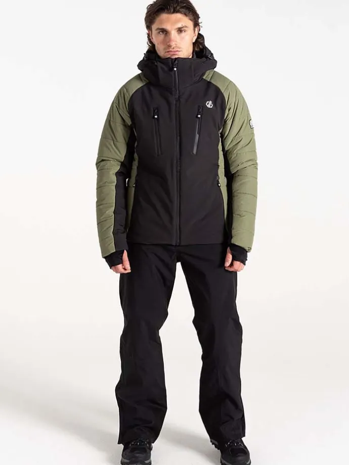 Ski-/snowboardjas "Speed" zwart/kaki