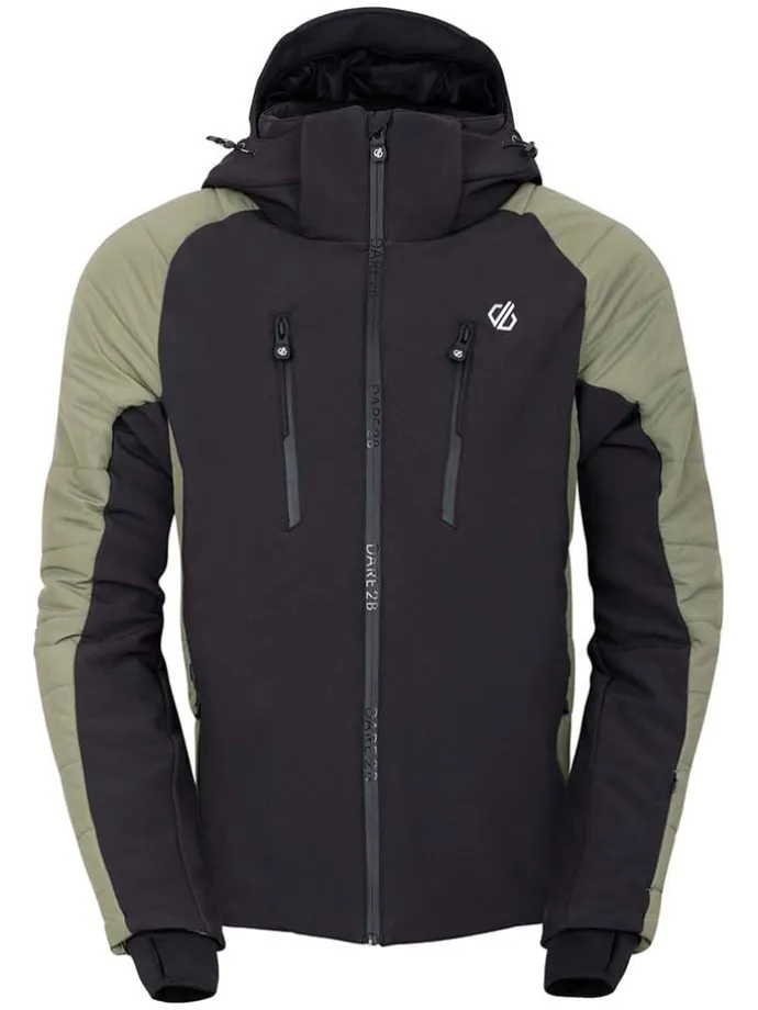 Ski-/snowboardjas "Speed" zwart/kaki