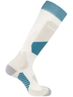 Ski-/snowboardsokken "Access" crème/turquoise