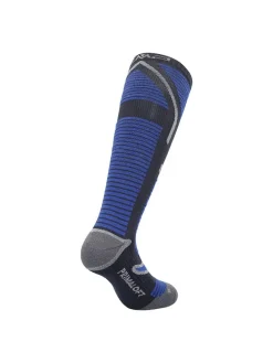 Ski-/snowboardsokken blauw/zwart/grijs