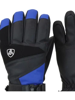 Ski-/snowboardvingerhandschoenen "Mister" zwart/blauw