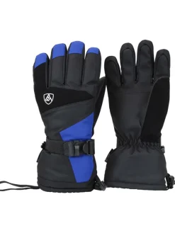 Ski-/snowboardvingerhandschoenen "Mister" zwart/blauw