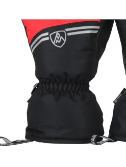 Ski-/snowboardvingerhandschoenen "Mamilla" zwart/rood