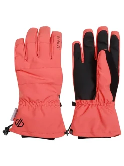Ski-/Snowboardvingerhandschoenen "Diversity II" oranje/lichtroze