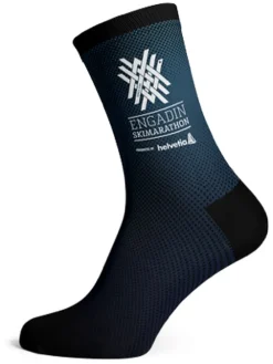 Skisokken "Engadin Skimarathon" donkerblauw