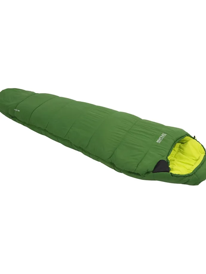 Slaapzak "Montegra 300" groen - (B)210 x (H)75 x (D)35 cm