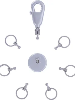 Sleutelhanger zilverkleurig