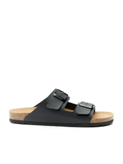Slippers "Alberto" zwart