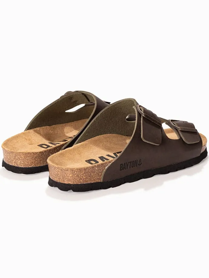 Slippers "Atlas" bruin