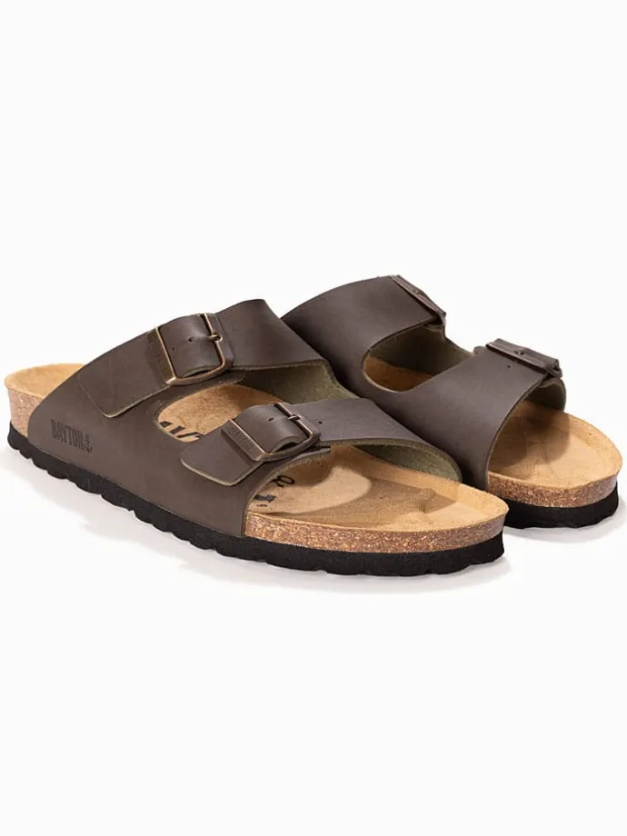 Slippers "Atlas" bruin