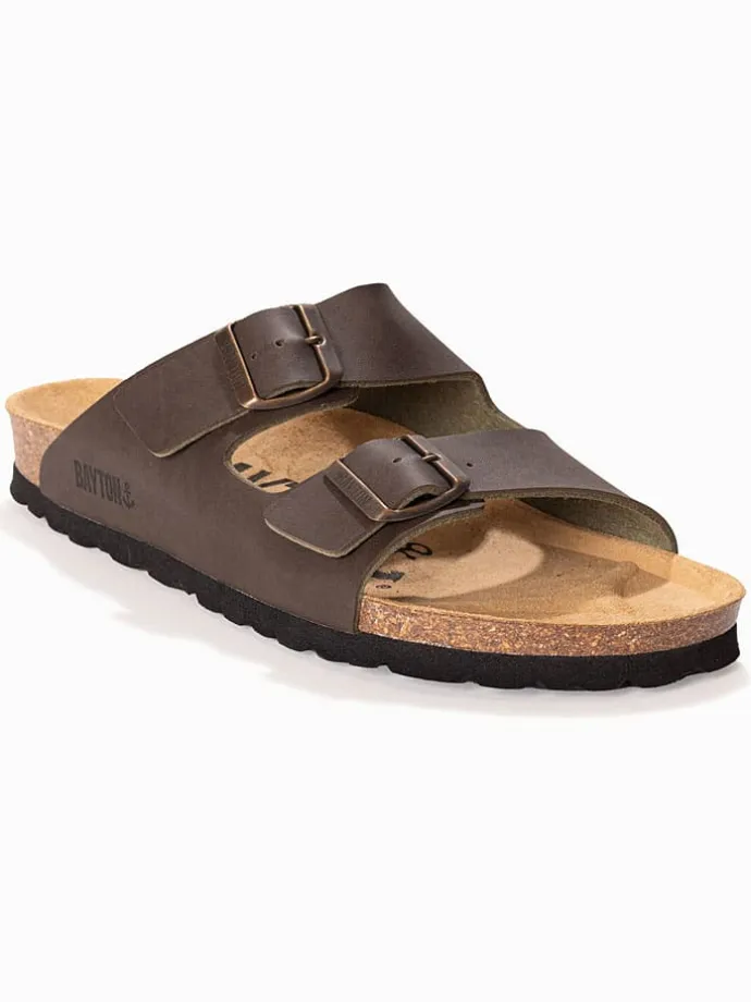 Slippers "Atlas" bruin