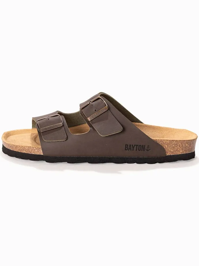 Slippers "Atlas" bruin