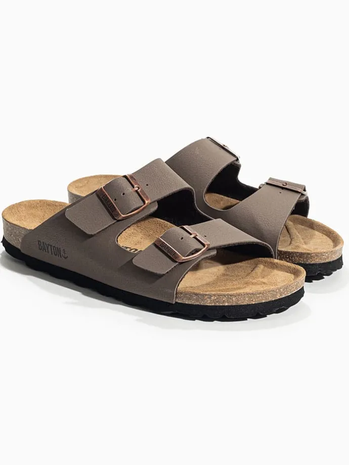 Slippers "Atlas" lichtbruin