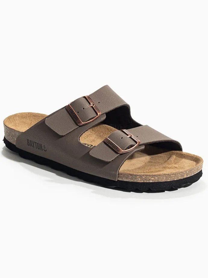 Slippers "Atlas" lichtbruin