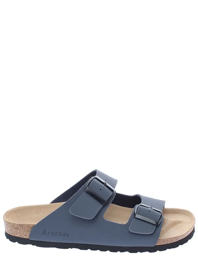 Slippers "Bali" donkerblauw