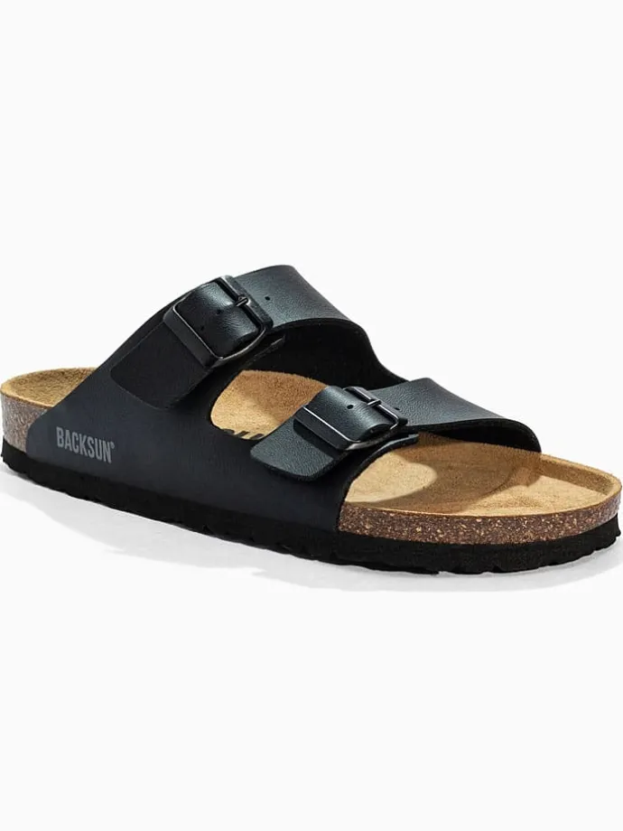 Slippers "Bali" zwart
