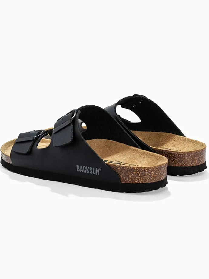 Slippers "Bali" zwart