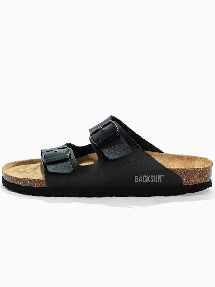 Slippers "Bali" zwart