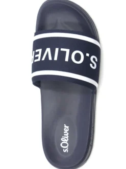 Slippers donkerblauw