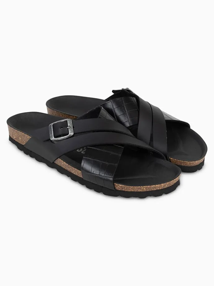Slippers "Francis" zwart