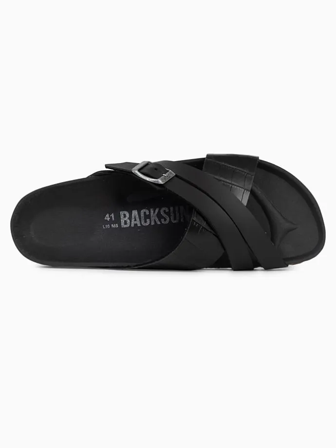 Slippers "Francis" zwart