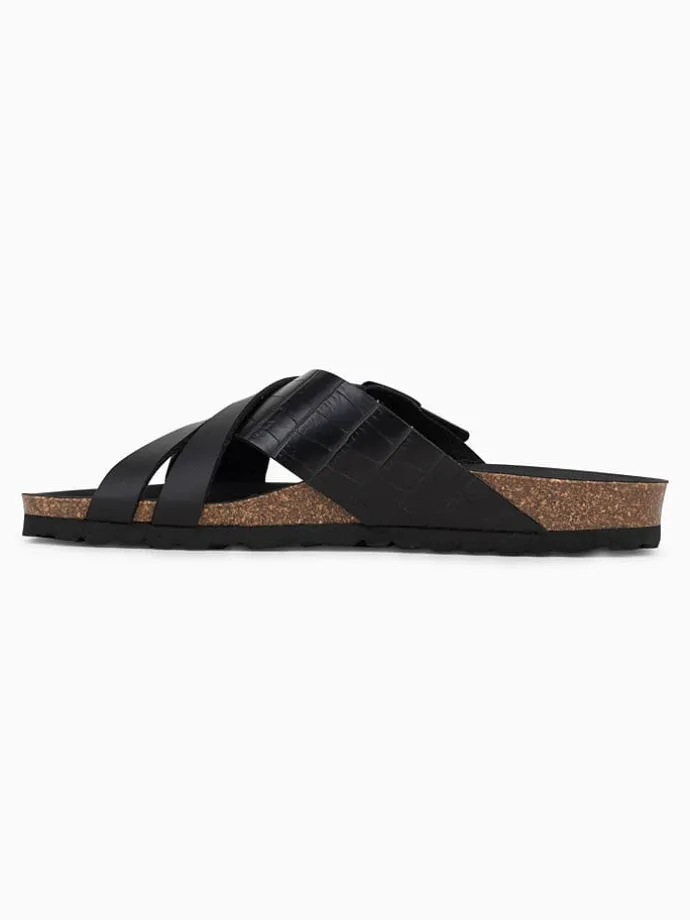Slippers "Francis" zwart