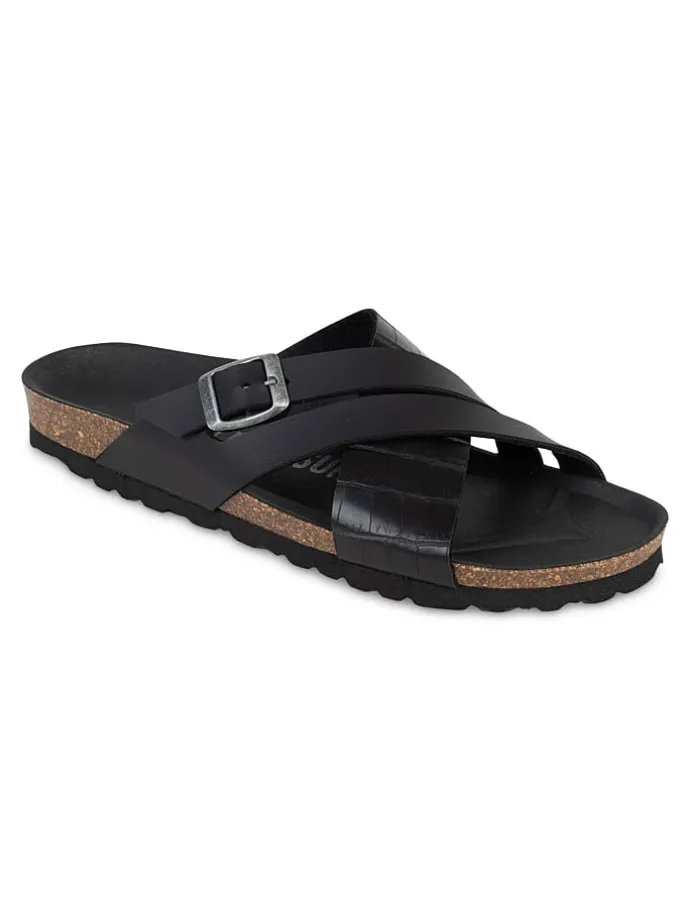 Slippers "Francis" zwart