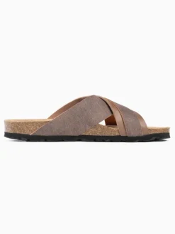 Slippers "Giovani" lichtbruin