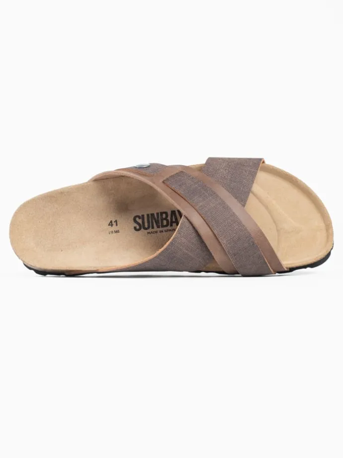 Slippers "Giovani" lichtbruin