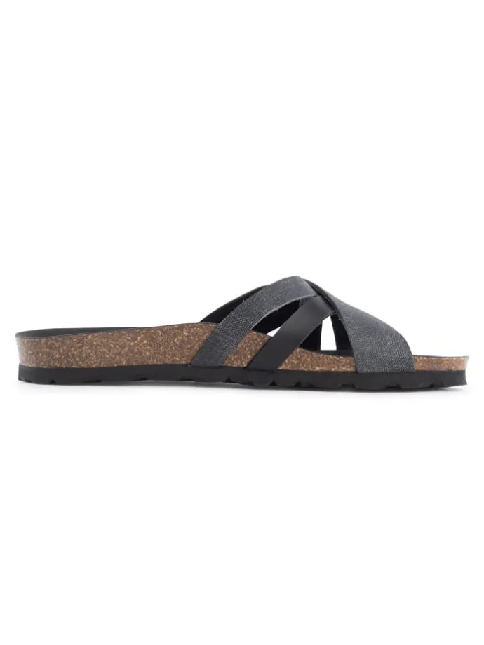 Slippers "Gratien" zwart