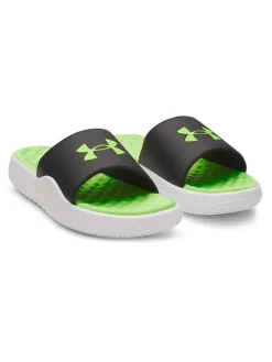 Slippers "Ignite Pro 8 Fix" zwart/wit/groen