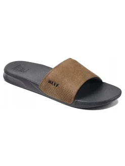 Slippers "One" grijs/lichtbruin