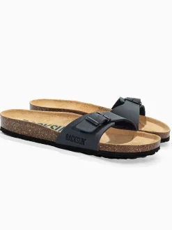 Slippers "Paris" donkerblauw
