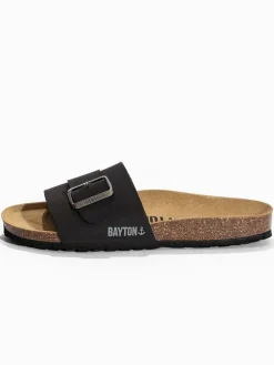 Slippers "Sombrero" zwart