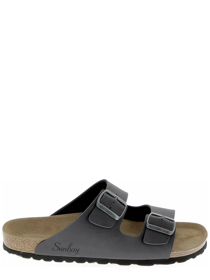 Slippers "Trefle" antraciet