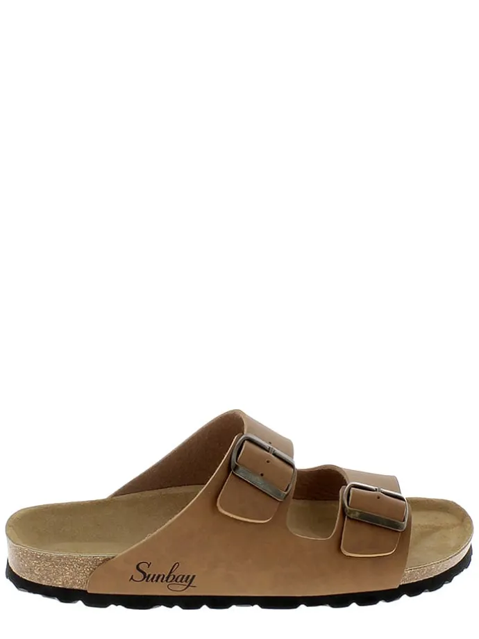 Slippers "Trefle" camel