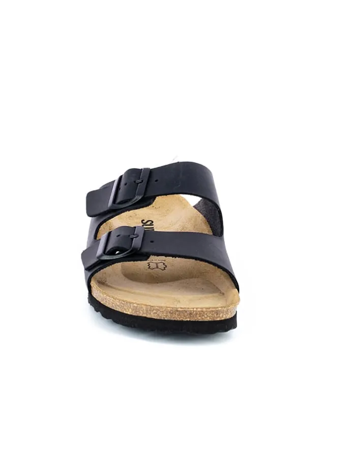 Slippers "Trefle" zwart