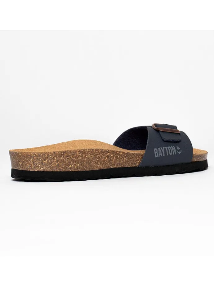 Slippers "Zephyr" donkerblauw