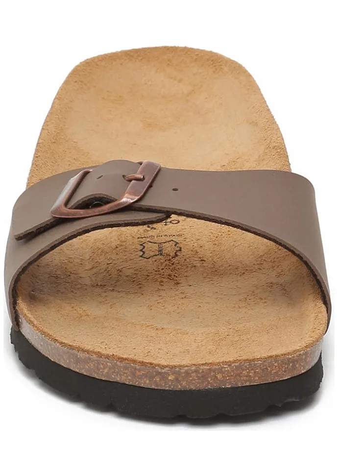 Slippers "Zephyr" lichtbruin