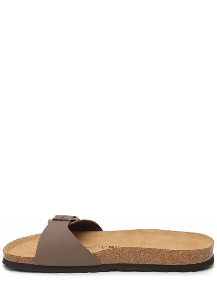 Slippers "Zephyr" lichtbruin
