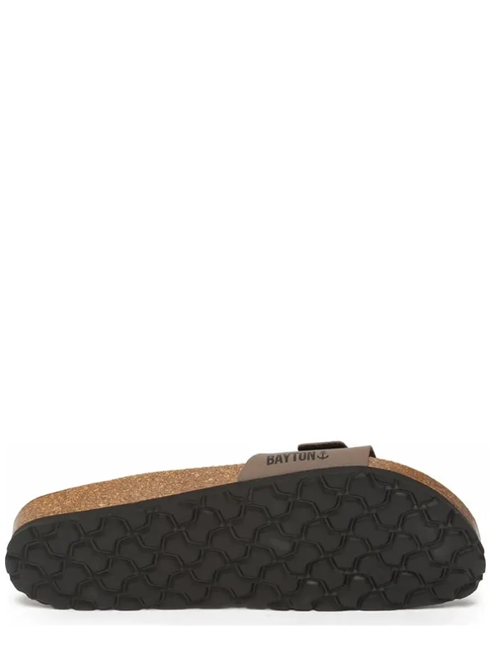 Slippers "Zephyr" lichtbruin